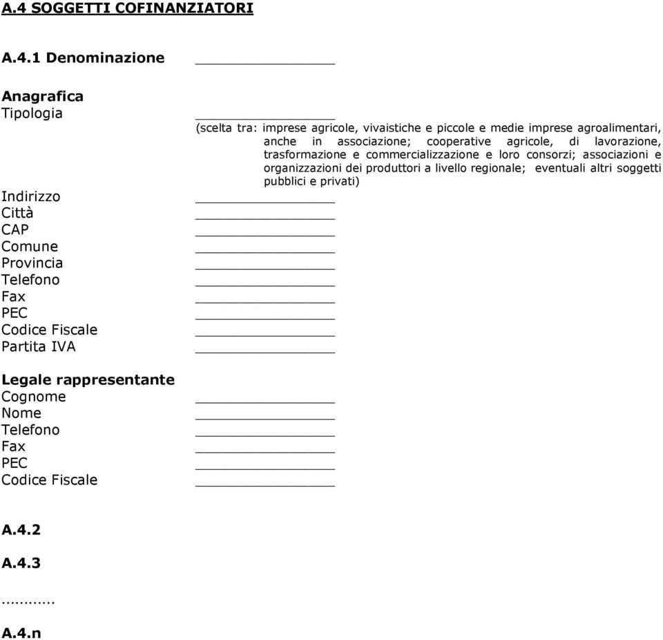 piccole e medie imprese agroalimentari, anche in associazione; cooperative agricole, di lavorazione, trasformazione e