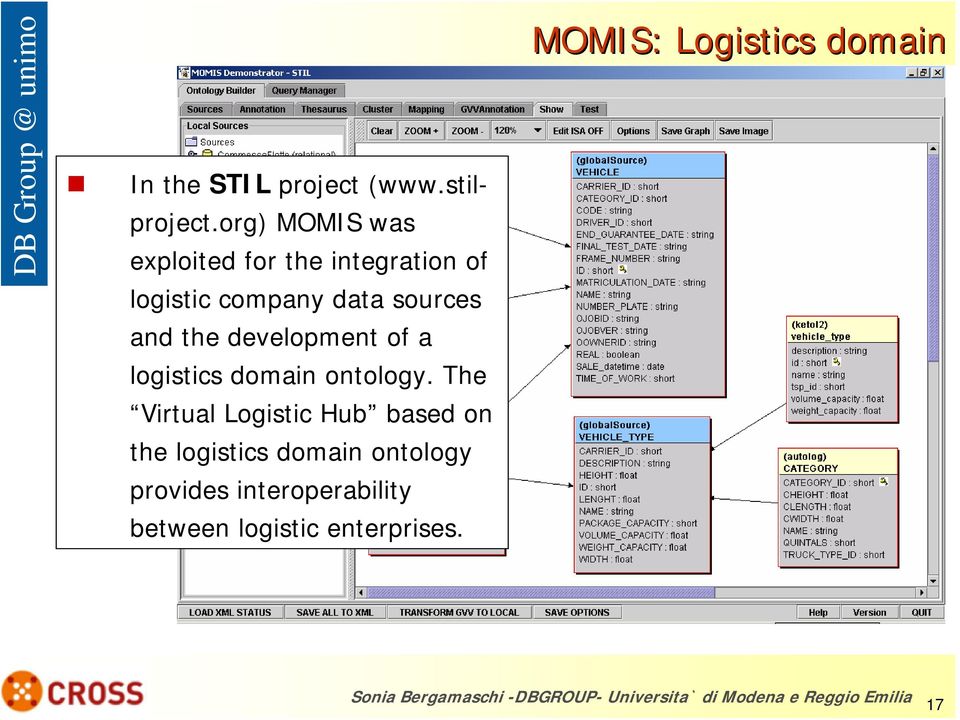 development of a logistics domain ontology.