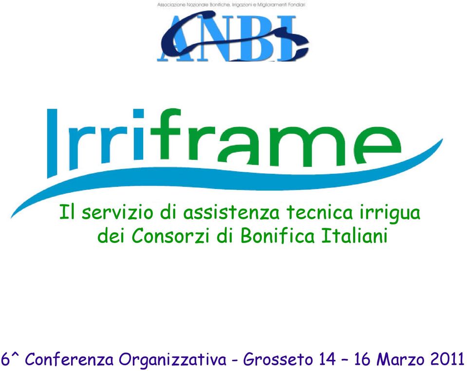 Bonifica Italiani 6^ Conferenza