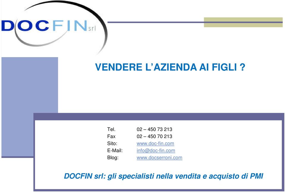 doc-fin.com E-Mail: info@doc-fin.com Blog: www.