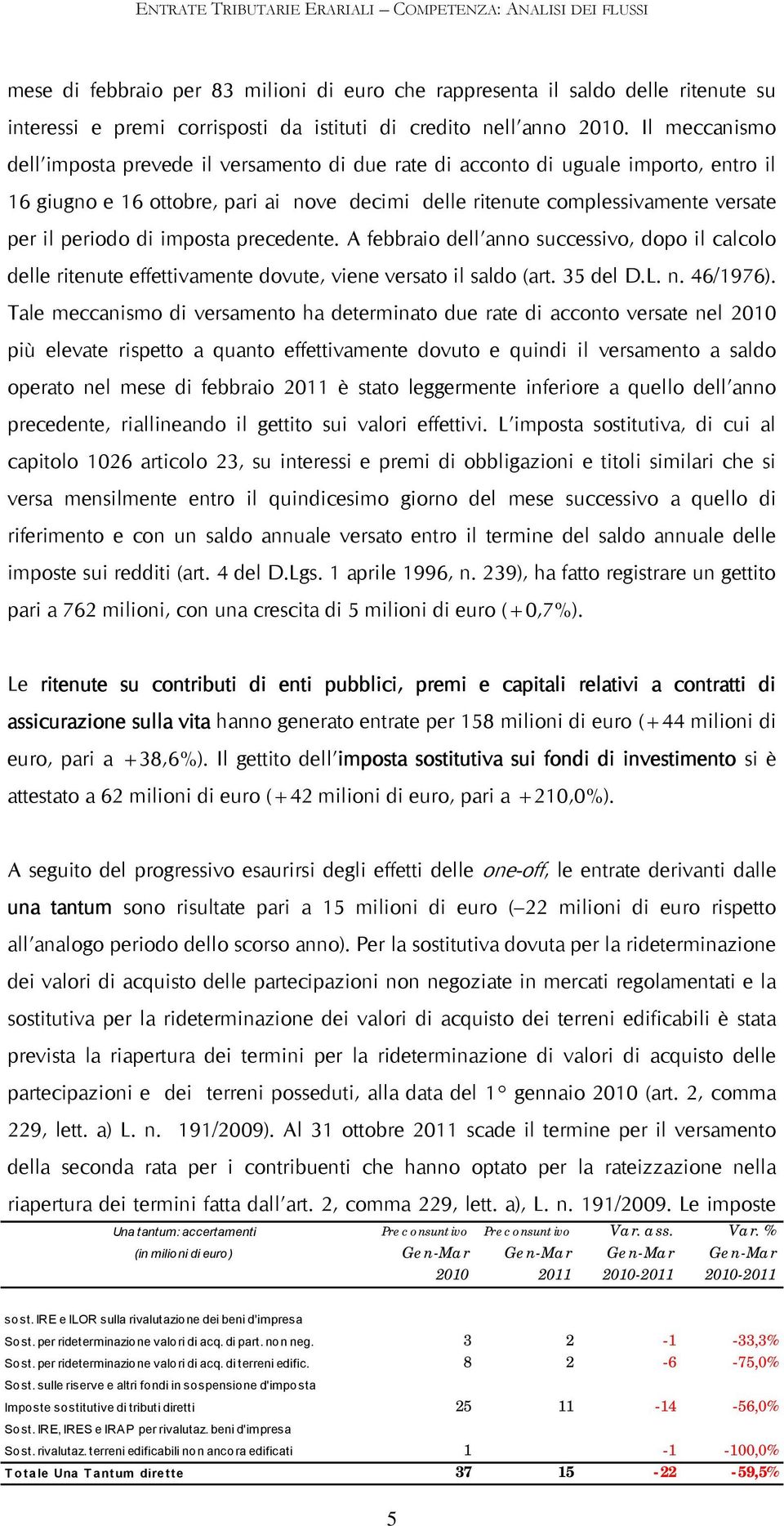 Il meccanismo dell imposta prevede il versamento di due rate di acconto di uguale importo, entro il 16 giugno e 16 ottobre, pari ai nove decimi delle ritenute complessivamente versate per il periodo