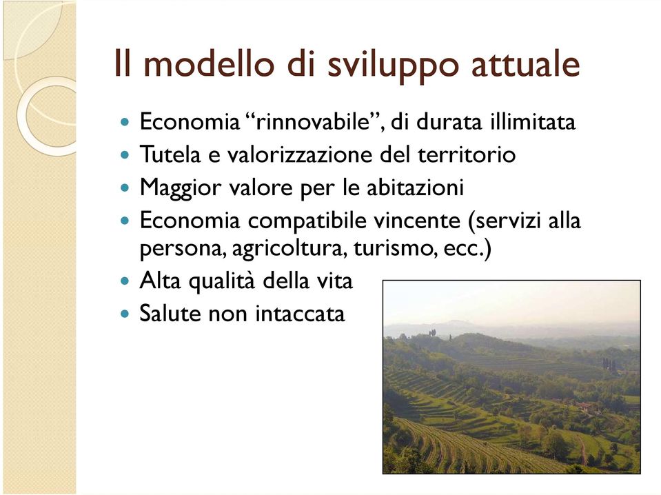 per le abitazioni Economia compatibile vincente (servizi alla