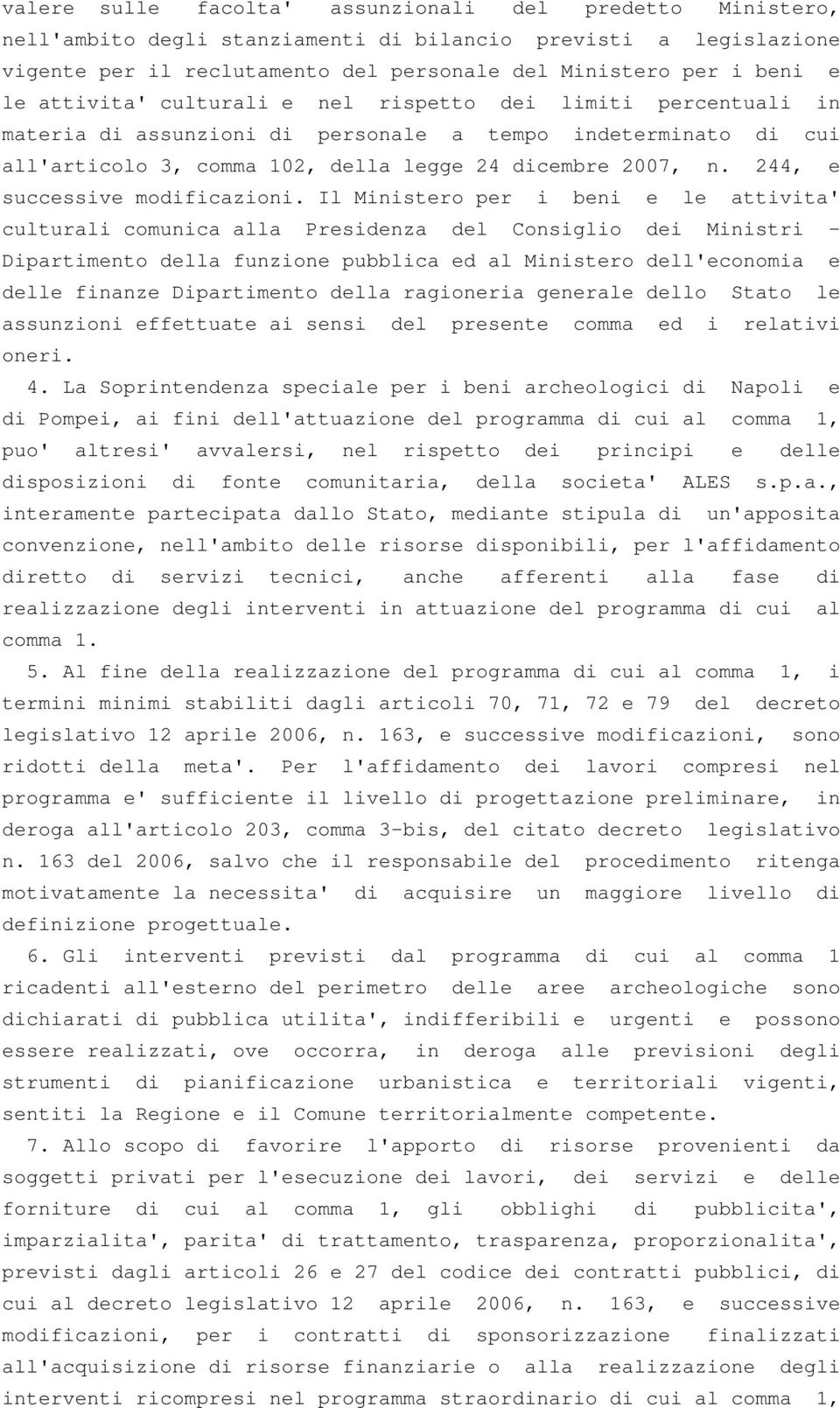 244, e successive modificazioni.