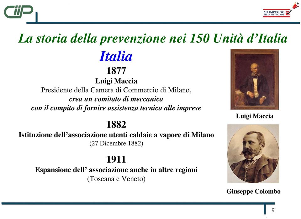alle imprese 1882 Istituzione dell associazione utenti caldaie a vapore di Milano (27 Dicembre 1882)