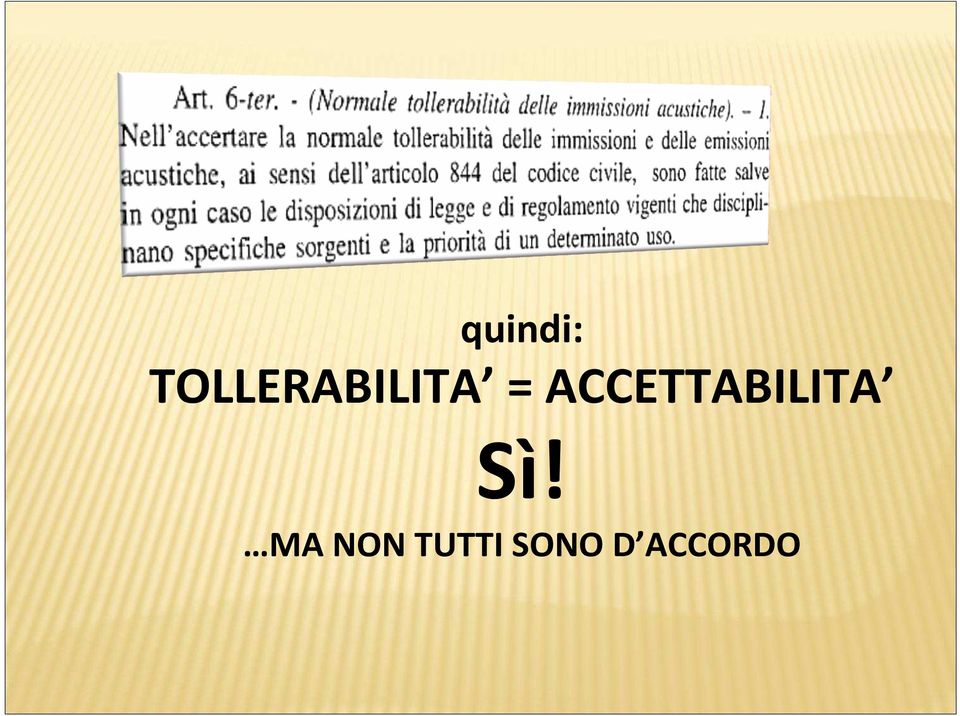 ACCETTABILITA Sì!