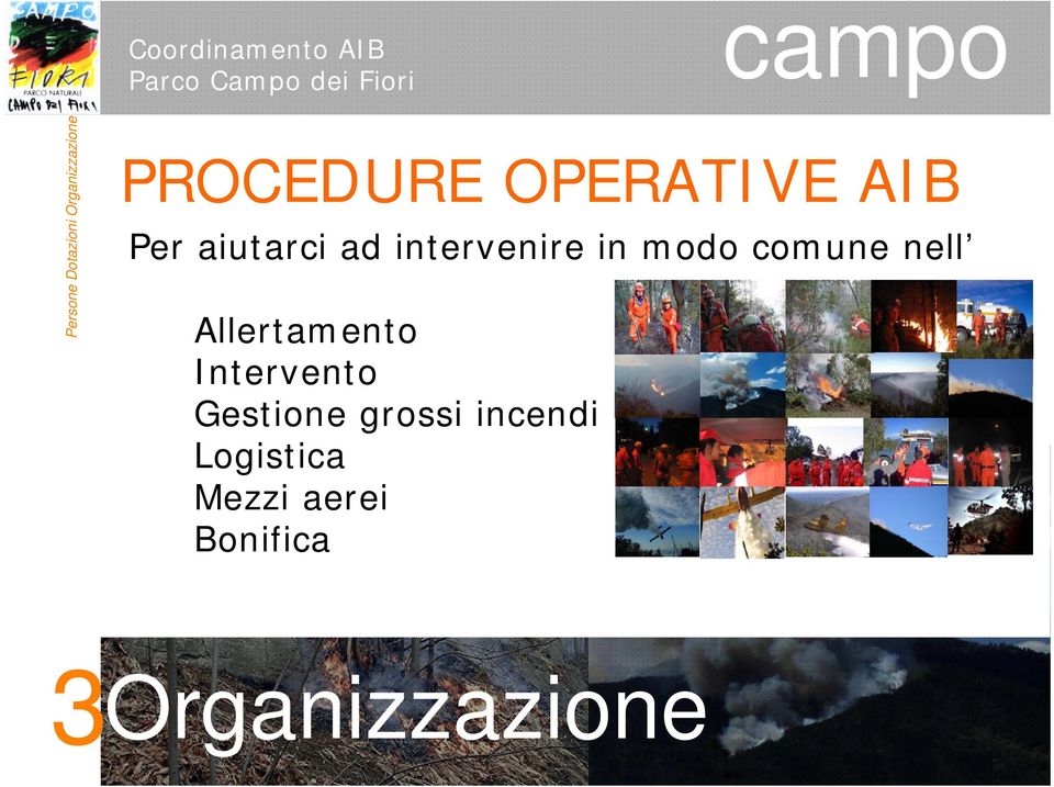 comune nell Allertamento Intervento Gestione