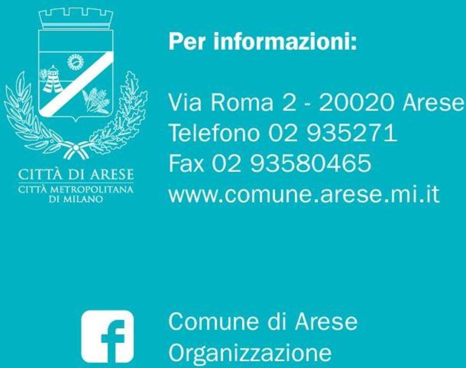 Fax 02 93580465 www.comune.arese.