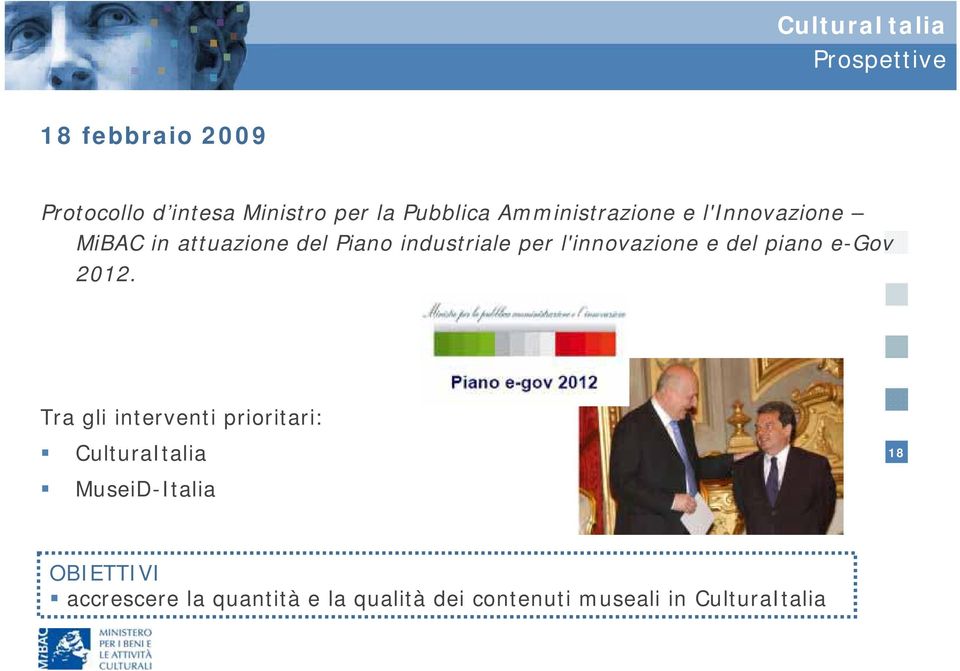 l'innovazione e del piano e-gov 2012.