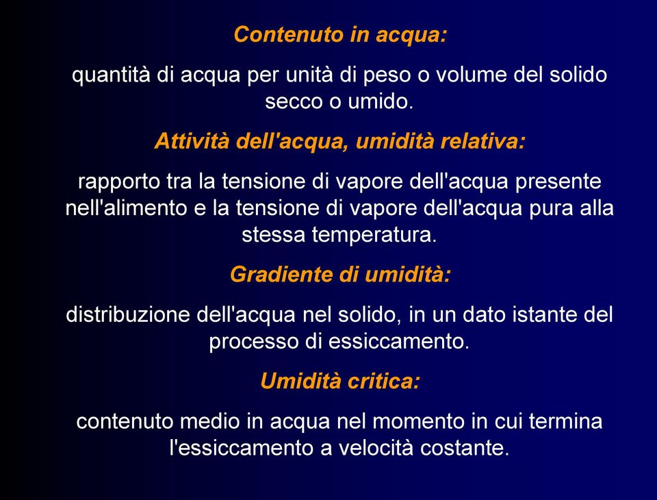 tensione di vapore dell'acqua pura alla stessa temperatura.