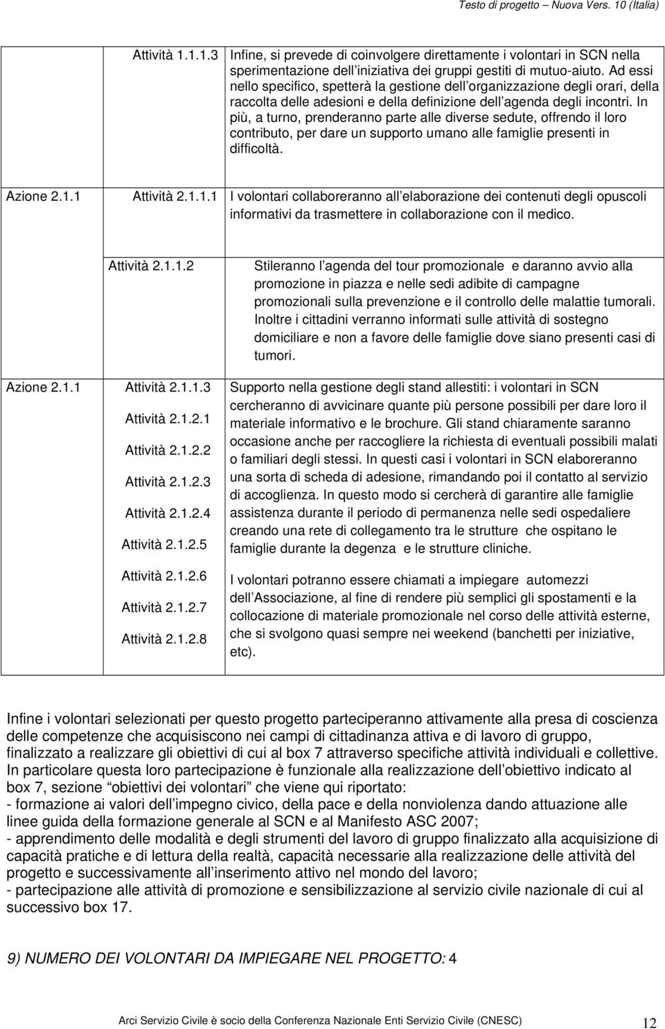 In più, a turno, prenderanno parte alle diverse sedute, offrendo il loro contributo, per dare un supporto umano alle famiglie presenti in difficoltà. Azione 2.1.