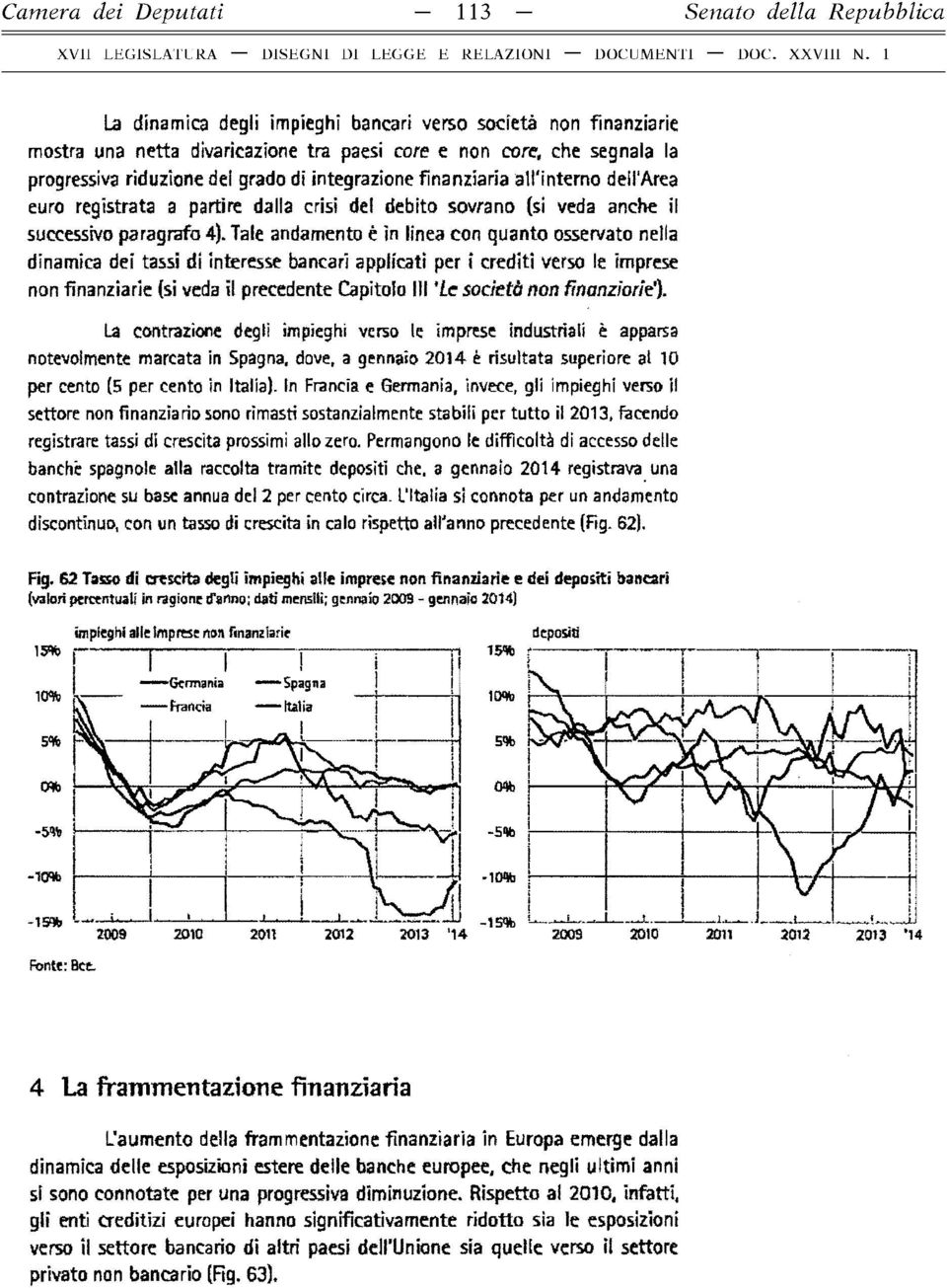 all'interno dell1area euro registrata a partire dalla crisi del debito sovrano (si veda anche il successivo paragrafo 4).