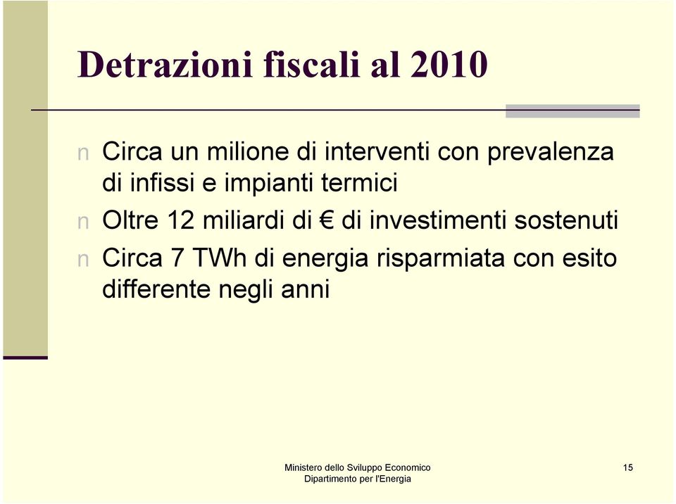 termici Oltre 12 miliardi di di investimenti sostenuti