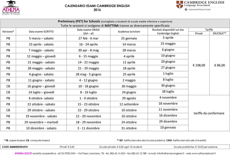 sabato 14-22 maggio 11 aprile 20 giugno PB 28 maggio - sabato 21-29 maggio 18 aprile 27 giugno PB 4 giugno - sabato 28 mag - 5 giugno 25 aprile 1 luglio PB 11 giugno - sabato 4-12 giugno 2 maggio 8