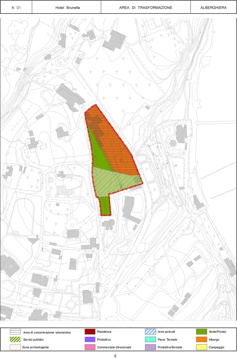 Servizi pubblici Produttivo Parco Termale Zone