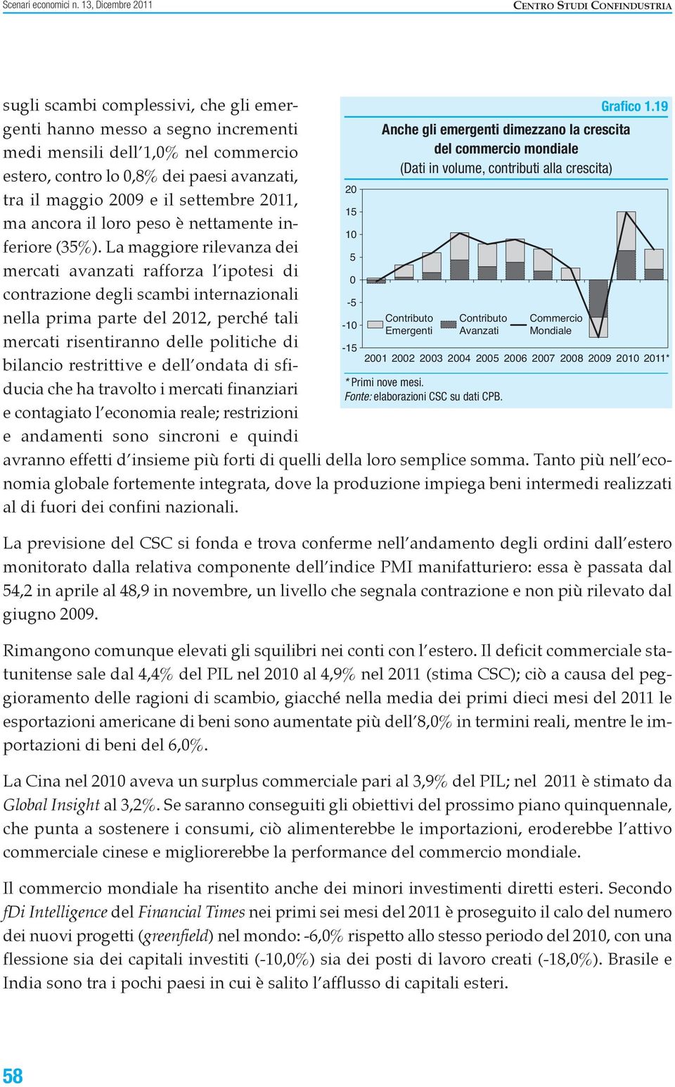 tra il maggio 2009 e il settembre 2011, ma ancora il loro peso è nettamente inferiore (35%).