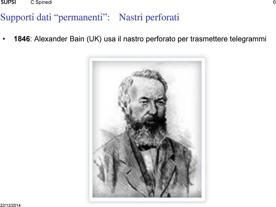 Alexander Bain (UK) usa il