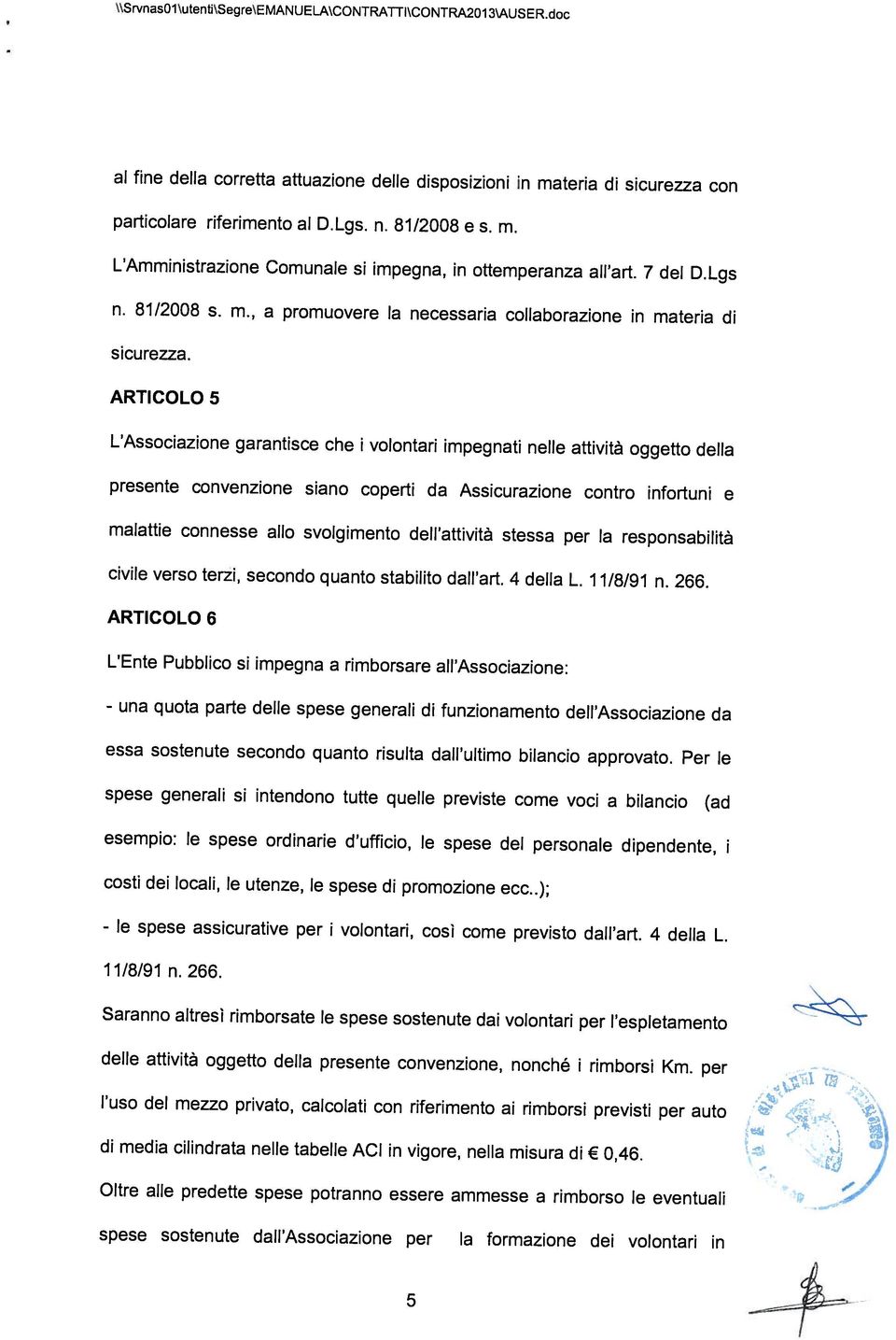 ammesse a rimborso le eventuali di media cilindrata nelle tabelle ACI in vigore, nella misura di 0,46.