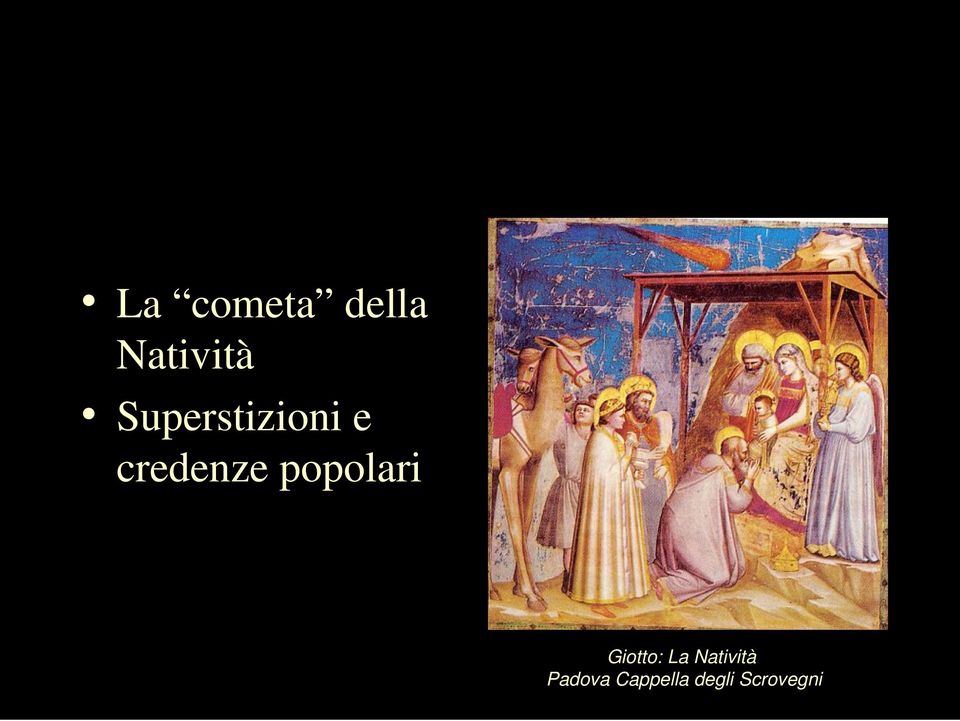 credenze popolari Giotto: La