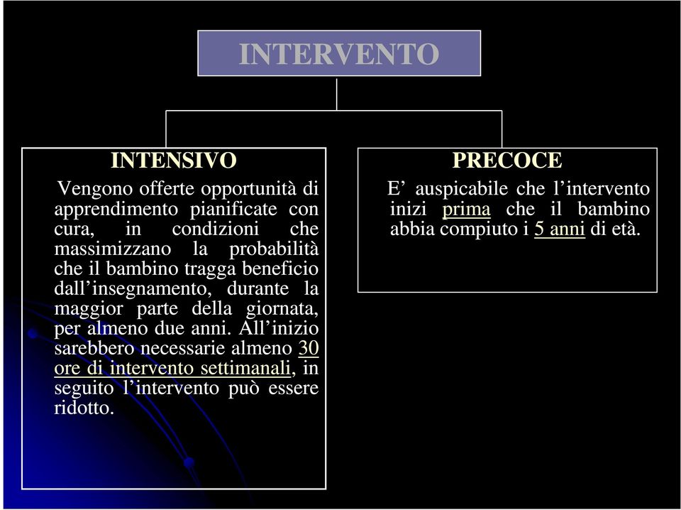 giornata, per almeno due anni.