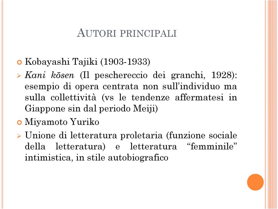 affermatesi in Giappone sin dal periodo Meiji) Miyamoto Yuriko Unione di letteratura