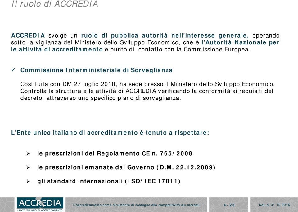 Commissione Interministeriale di Sorveglianza Costituita con DM 27 luglio 2010, ha sede presso il Ministero dello Sviluppo Economico.