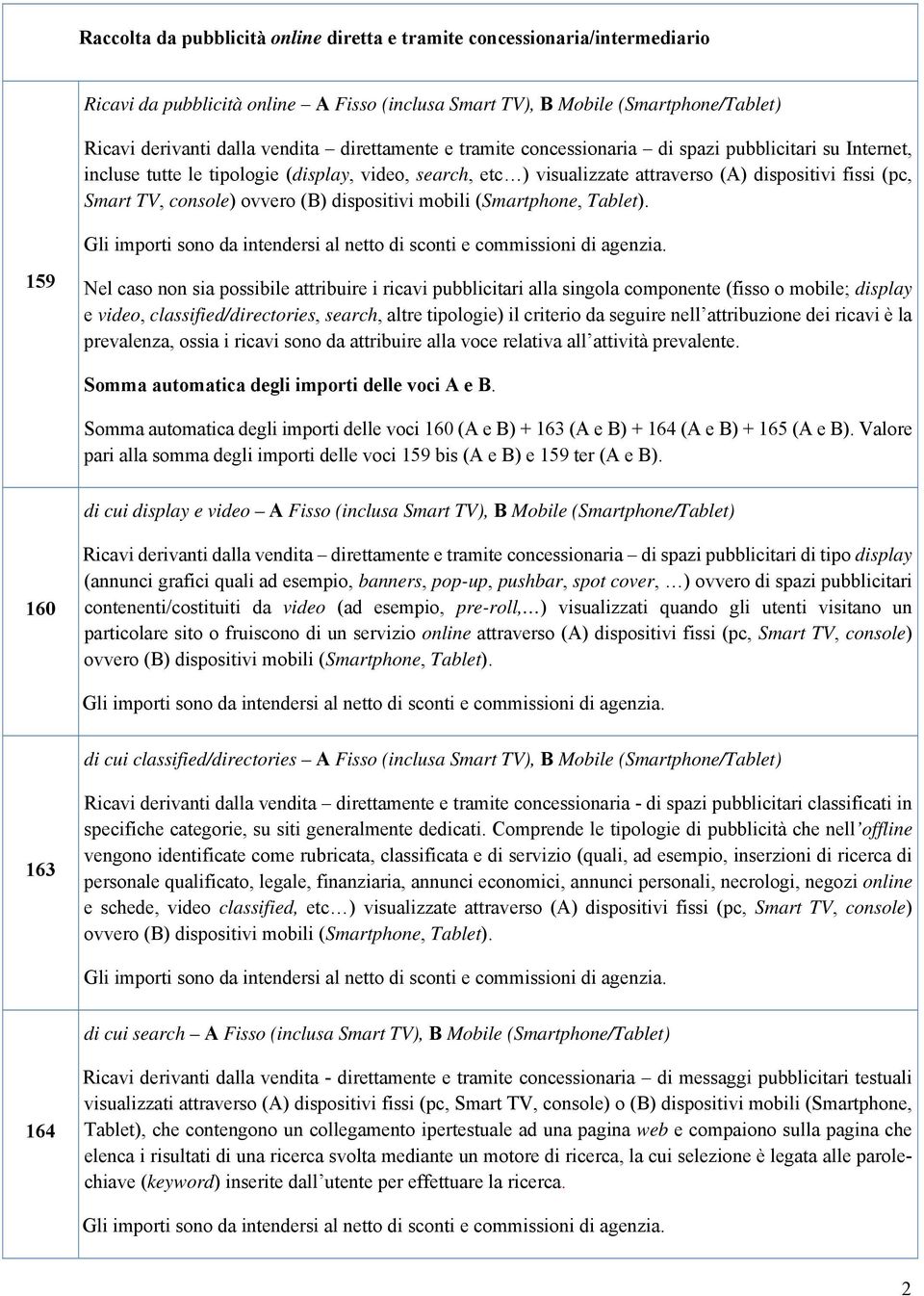 console) ovvero (B) dispositivi mobili (Smartphone, Tablet).