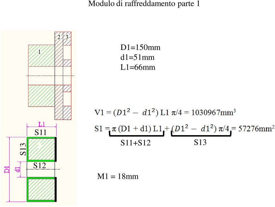 D1=150mm d1=51mm