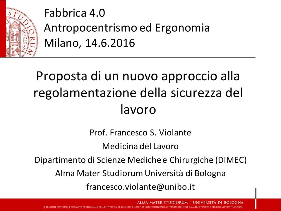 lavoro Prof. Francesco S.