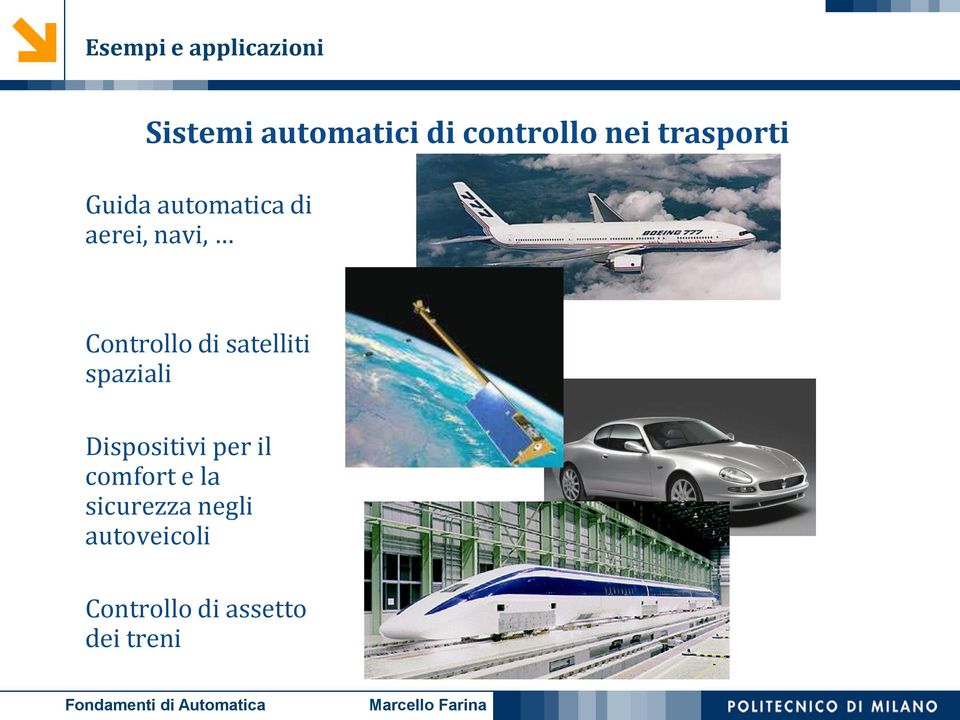 Controllo di satelliti spaziali Dispositivi per il