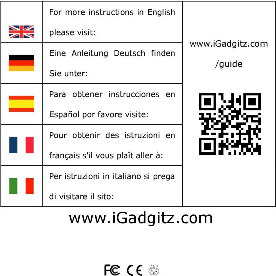 com /guide Para obtener instrucciones en Español por favore visite: Pour