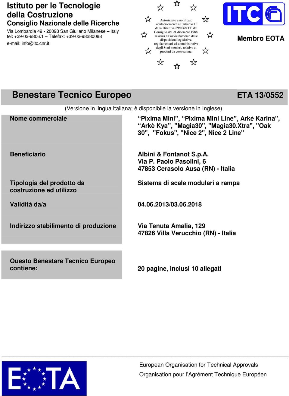 amministrative degli Stati membri, relativa ai prodotti da costruzione.