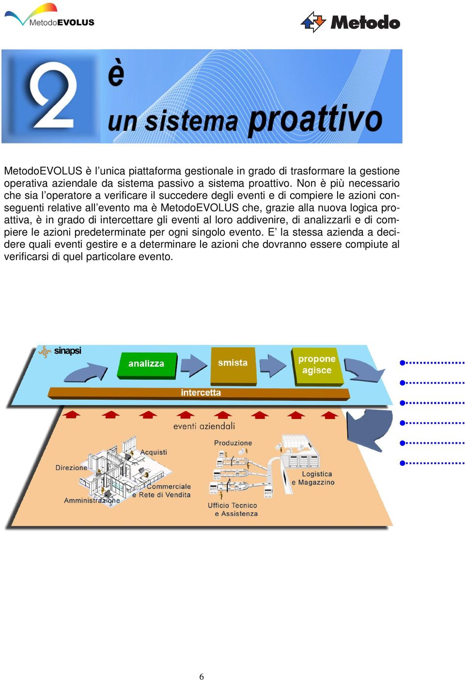 che, grazie alla nuova logica proattiva, è in grado di intercettare gli eventi al loro addivenire, di analizzarli e di compiere le azioni predeterminate per