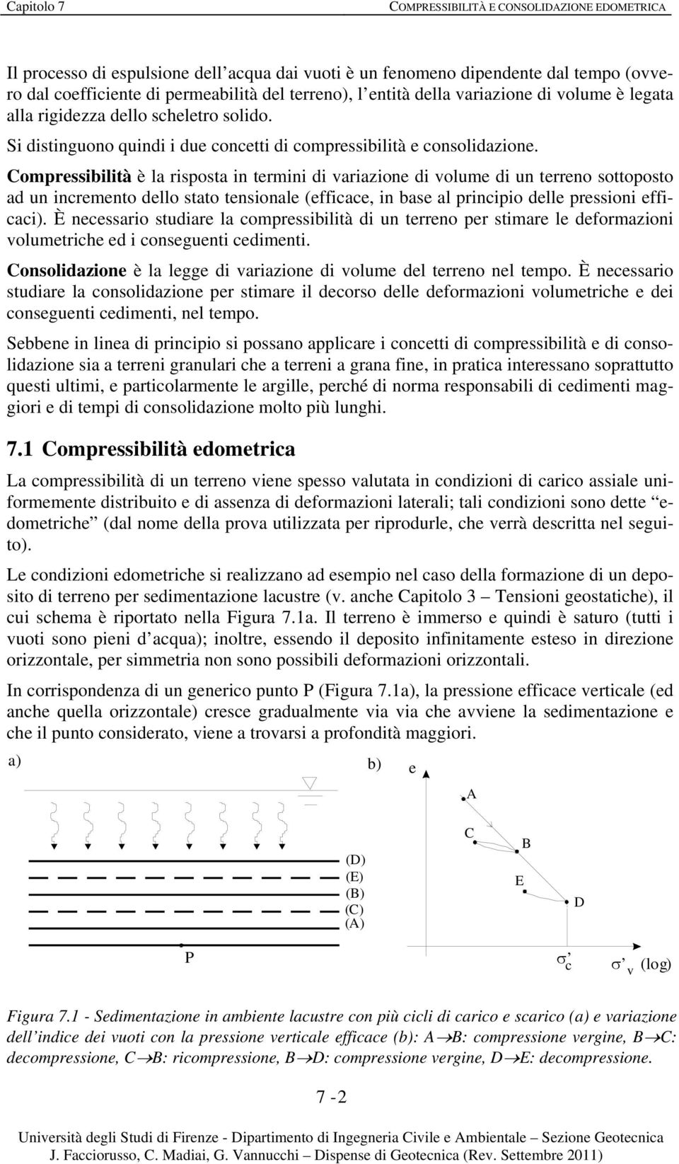 È ncssari sudiar la cmprssibilià di un rrn pr simar l dfrmazini lumrich d i cnsguni cdimni. Cnslidazin è la lgg di ariazin di lum dl rrn nl mp.