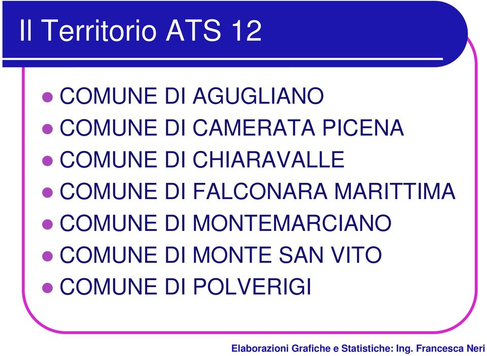 CHIARAVALLE COMUNE DI FALCONARA MARITTIMA