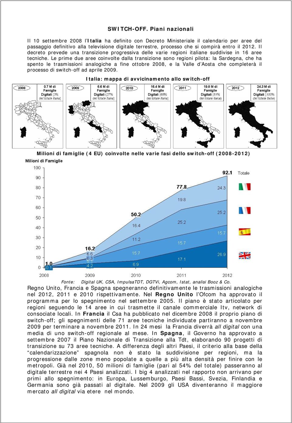 202. Il decreto prevede una transizione progressiva delle varie regioni italiane suddivise in 6 aree tecniche.