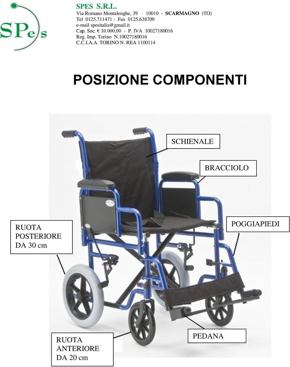 POSTERIORE DA 30 cm