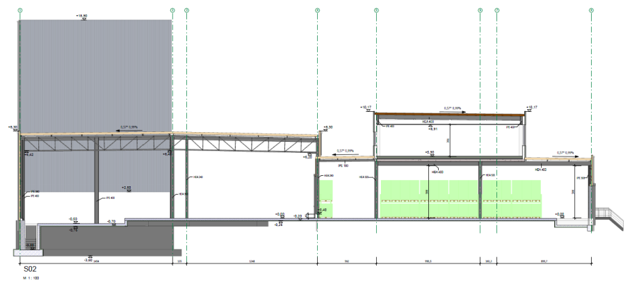 case history Bayernland Il progetto e le sfide - Dimensioni in pianta: 9.