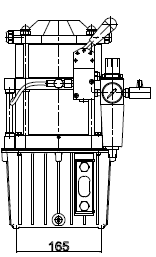 Pompe Oleopneumatiche Aria/Olio Pressioni di esercizio da 192 a 320 bar Air/Oil hydraulic pumps Working pressures from 192 to 320 bar VERSIONE BASE BASE VERSION CARATTERISTICHE Serbatoio standard