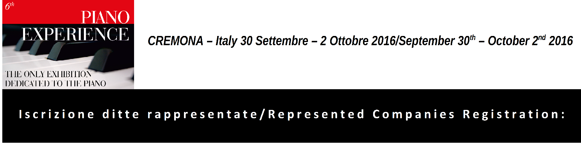 La sottoscritta Ditta dichiara di essere autorizzata a rappresentare la ditta qui sotto elencata e accetta il costo di 50,00 cad. per l iscrizione a catalogo.