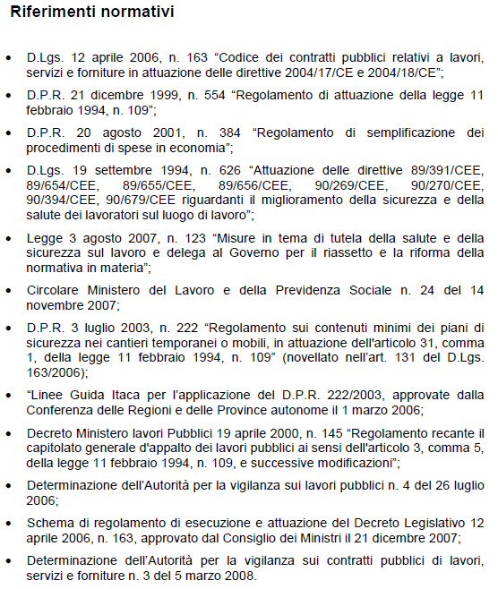 Il direttore dei lavori liquida l importo l relativo ai costi della sicurezza previsti in base allo stato di