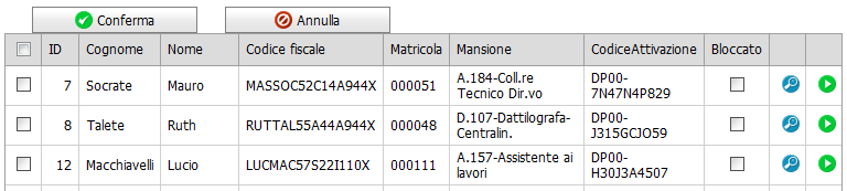 4.3.1.1. Associazione dipendenti La configurazione più importante a livello di responsabile, è l assegnazione dei dipendenti.