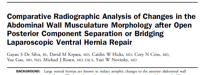 Similar to anterior component separation, hernia repair with TAR results in