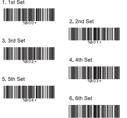 Capitolo 6 - Altri parametri (miscellanea) 6.8 Lettura dei barcode 'reverse' pag. 37 6.
