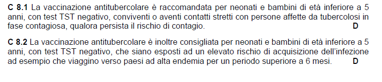 VACCINAZIONE ANTITUBERCOLARE Ministero della salute Vaccination has been shown to decrease the risk of lifethreatening forms of