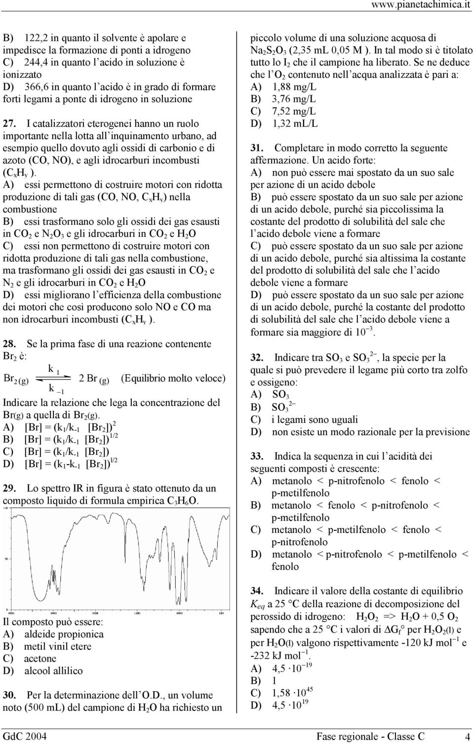 I catalizzatori eterogenei hanno un ruolo importante nella lotta all inquinamento urbano, ad esempio quello dovuto agli ossidi di carbonio e di azoto (CO, O), e agli idrocarburi incombusti (C x y ).