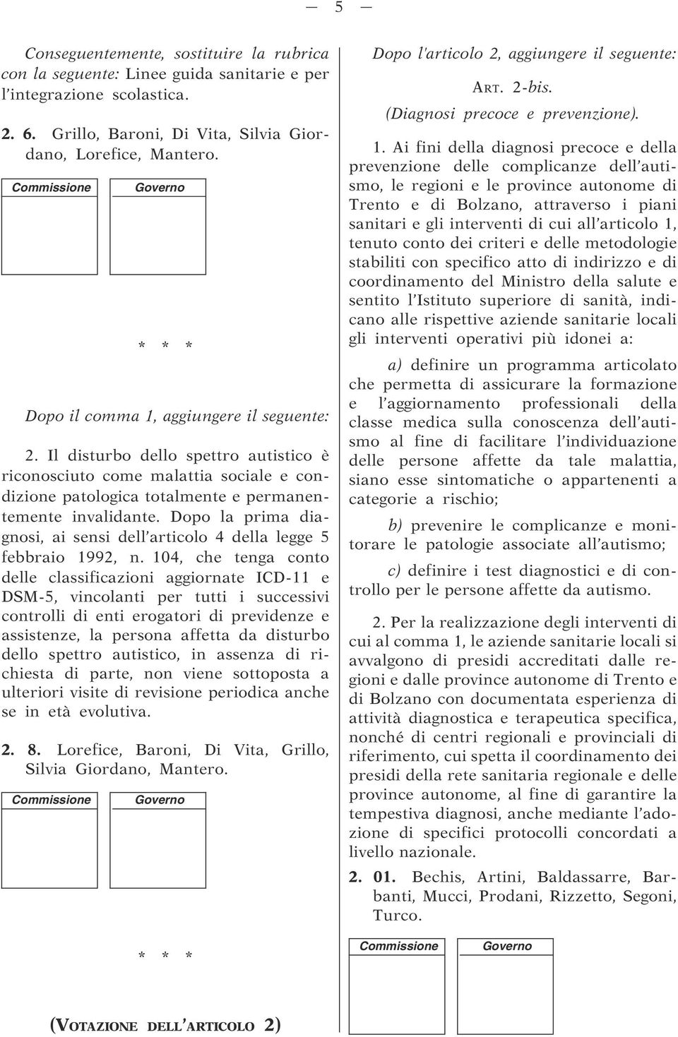 Il disturbo dello spettro autistico è riconosciuto come malattia sociale e condizione patologica totalmente e permanentemente invalidante.