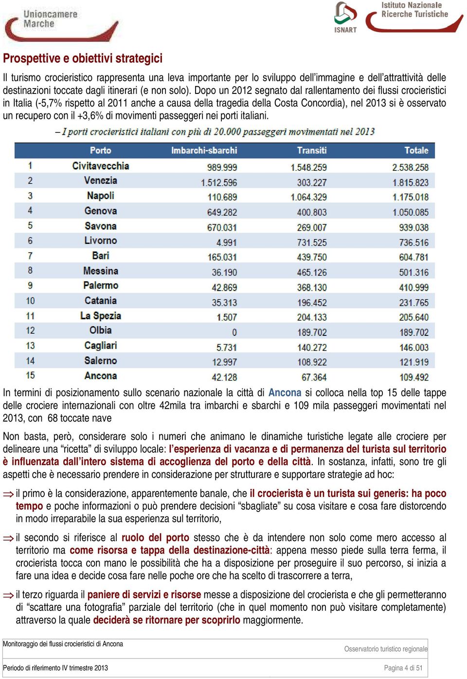 di movimenti passeggeri nei porti italiani.