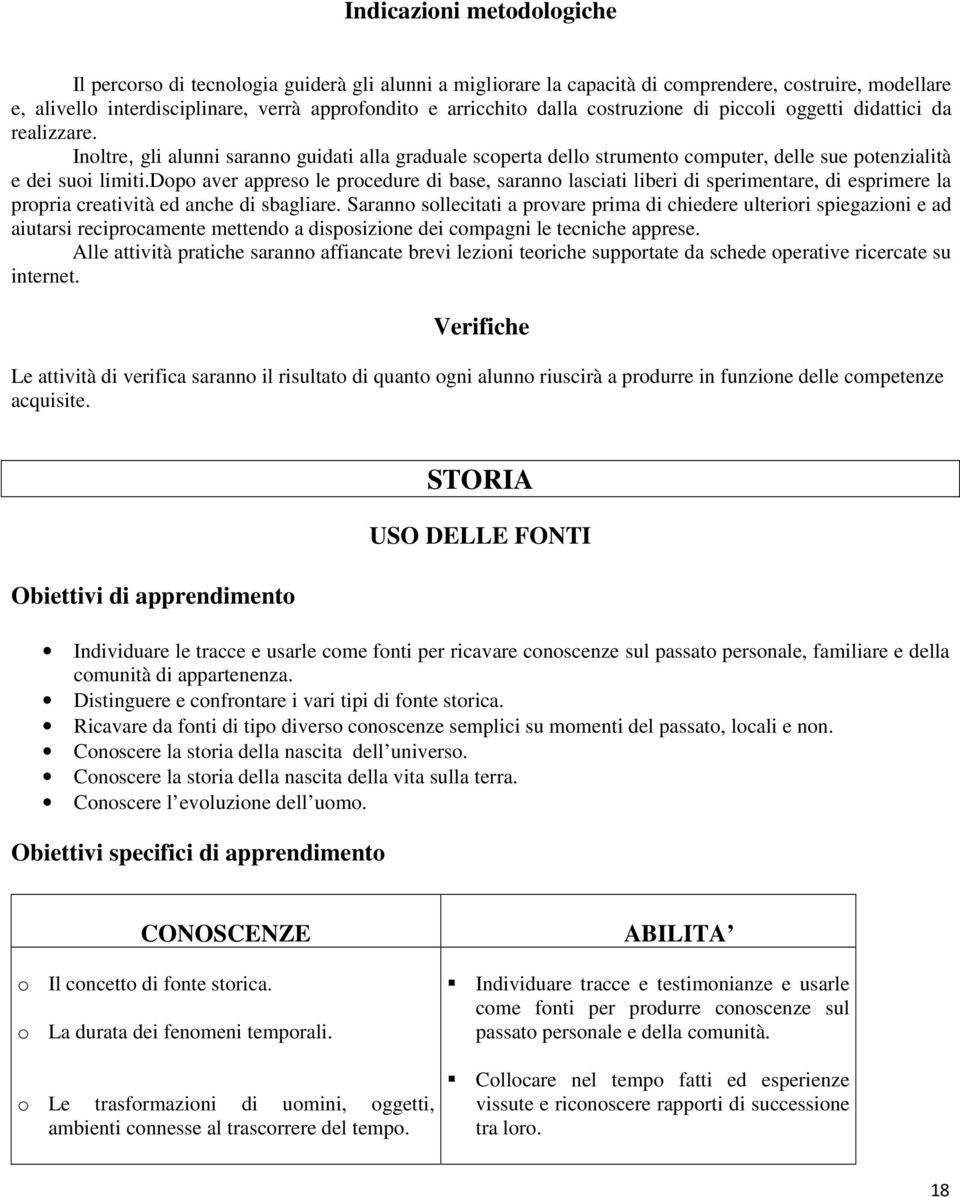 dp aver appres le prcedure di base, sarann lasciati liberi di sperimentare, di esprimere la prpria creatività ed anche di sbagliare.