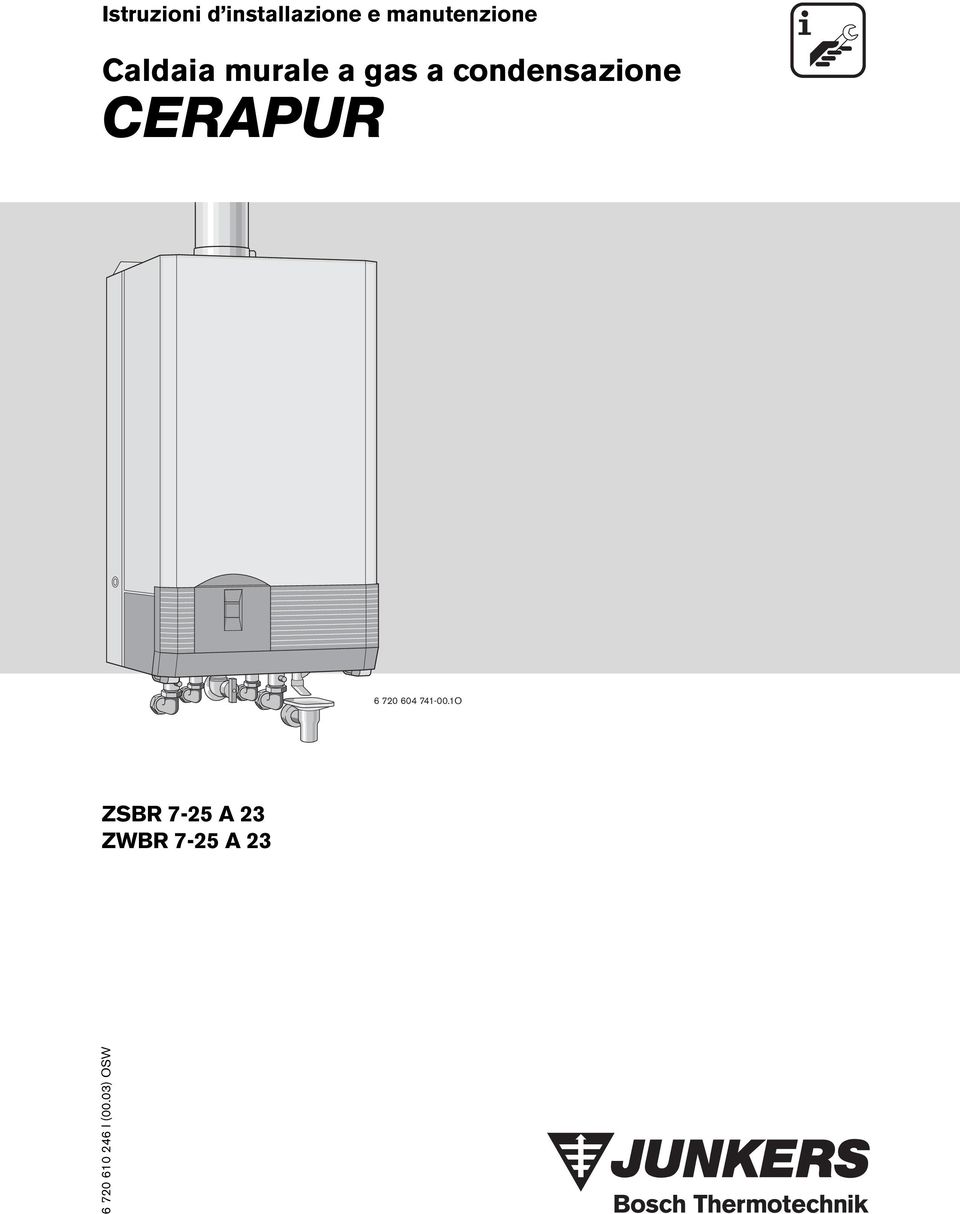 a condensazone CRAPUR 6 0 60-00.