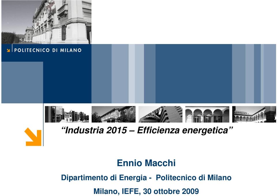 Energia - Politecnico di